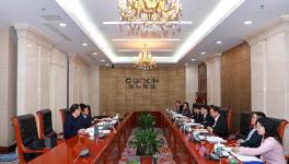 安徽省地税局副局长洪晓建一行来海螺调研指导