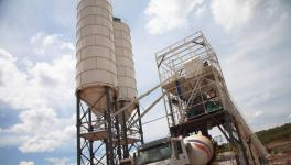 中材赞比亚建材工业园商混站正式投产