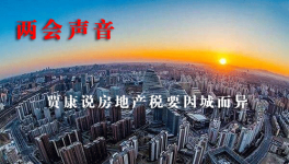 两会声音 政协委员贾康说房地产税要因城而异