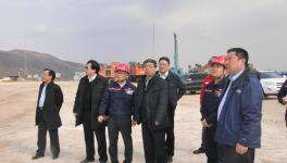 姜德义赴金隅冀东水泥陕西中南部区域公司调研