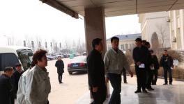 盘锦市书记到新兴镇山水水泥有限公司调研