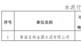 金圆水泥入围青海水泥行业能效“领跑者”