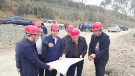 段致辉县长带队到平陵街道和塔牌水泥厂调研