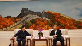 中建材董事长宋志平会见宜昌市委书记周霁一行