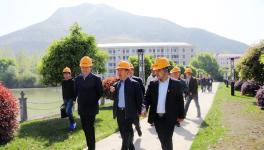 建德市市委书记童定干到建德海螺调研工作