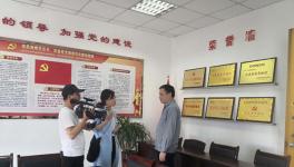 南昌市电视台记者来南昌海螺调研采访