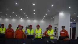 左权金隅、金隅冀东砂石骨料赴赞皇金隅交流