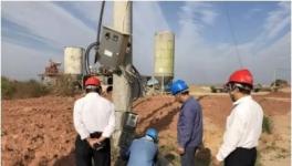 联合执法 4家无资质搅拌站被强拆