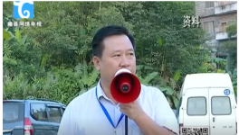 藤县多部门联合执法 强制拆除违建散装水泥罐