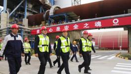 河南省副省长一行莅临洛阳中联水泥厂调研指导工作