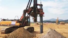 华新水泥年产10亿只新型环保包装袋项目开始桩基施工