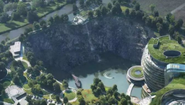 第一个建造在深坑的酒店