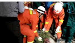 一工地混凝土楼梯坍塌 致工人被埋压死亡