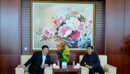 赞皇县县长王涛拜会金隅集团领导