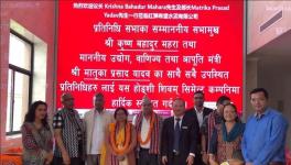 尼泊尔联邦众议院议长视察红狮希望水泥