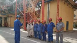 费县水泥熟料回转窑烫伤事故紧急处置！原来是应急演练！