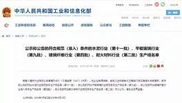 工信部拟公告的符合水泥行业规范条件生产线名单（第十一批）