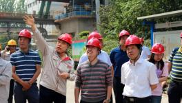 国家淘汰落后和化解过剩产能第八督导组到徐州中联检查两条万吨线