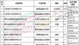 市级质量抽检，涉及南方、天山水泥、金峰水泥等30余家企业