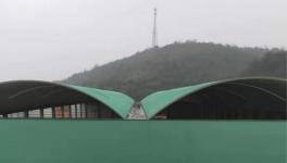 这家水泥厂新建水渣堆棚助力原材料规范化管理