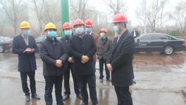 宝鸡市委常委副市长王宁岗到凤凰山公司检查指导防疫和复产工作