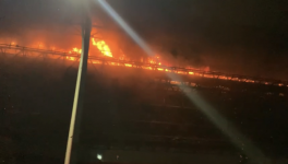 突发！水泥厂传送带起火！阻挠救援！