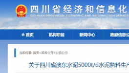 澳东水泥5000t/d生产线升级改造公告！