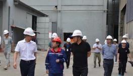 雅安市主任白云到西南水泥子公司调研！