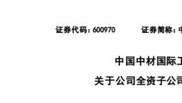 中材国际子公司签万吨水泥熟料生产线！