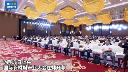 中建材周育先出席国际新材料产业大会!