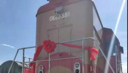 水铁联运！内蒙的熟料，承德的砂子都来了！