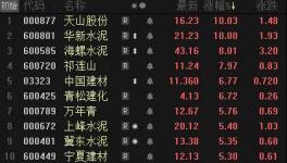 爆发了！水泥价格大涨！华新、天山领涨水泥股！