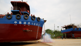 国内首艘LNG单燃料动力水泥罐装船下水！