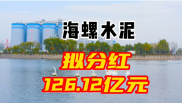 海螺水泥拟分红126.12亿元，位列建材行业第一！
