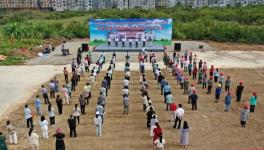 都安上峰2×5000t/d新型干法熟料水泥生产线一期项目峻工！