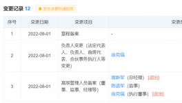 天山水泥子公司法人变更！