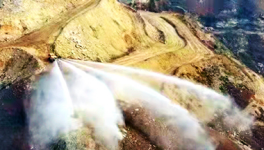 交大神舟矿山多功能抑尘车助力“南水北调”干渠工程