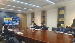 天津南极星隔热材料董事长刘礼龙到访中材智能洽谈合作交流