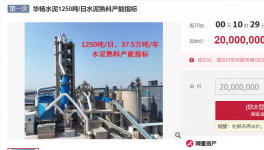 跌价了？又一熟料产能指标挂牌出让！